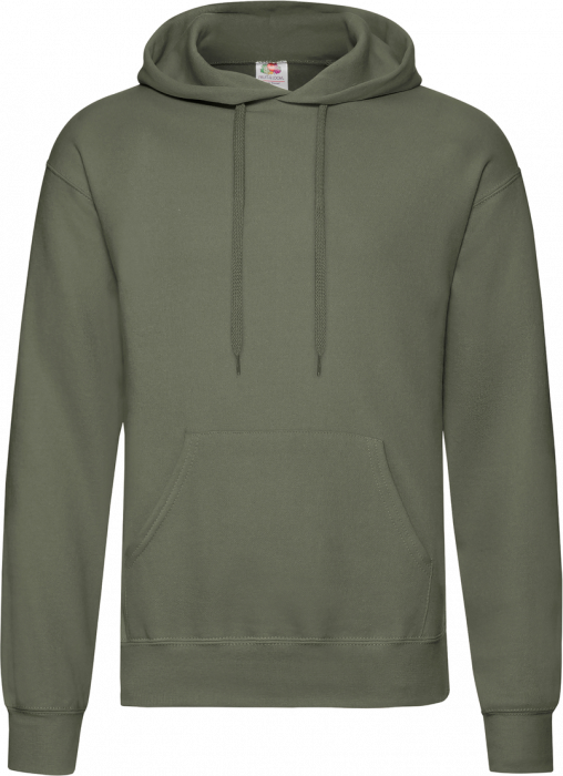 Fruit of the loom - Klassisk Hoodie - Classic olive