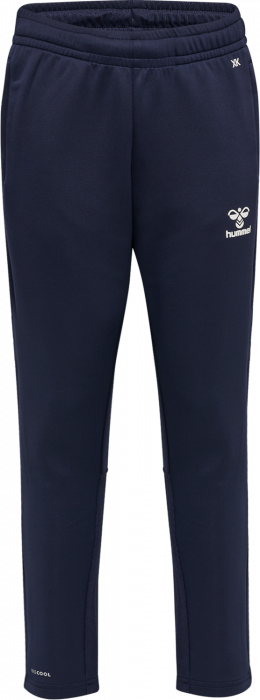 Hummel - Core Xk Poly Training Pants Kids - Marine & branco