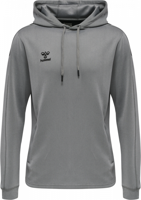 Hummel - Core Xk Hoodie - Grey Melange & czarny