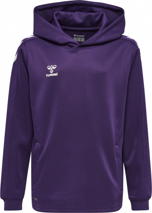 Hummel - Core Xk Hoodie Kids - Acai & wit