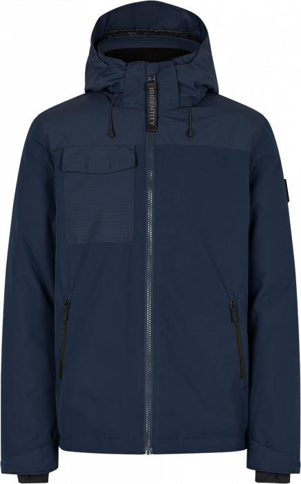 ID - Hooded Winter Jacket Men - Navy
