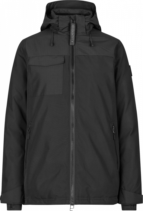 ID - Hooded Winter Jacket Women - Noir