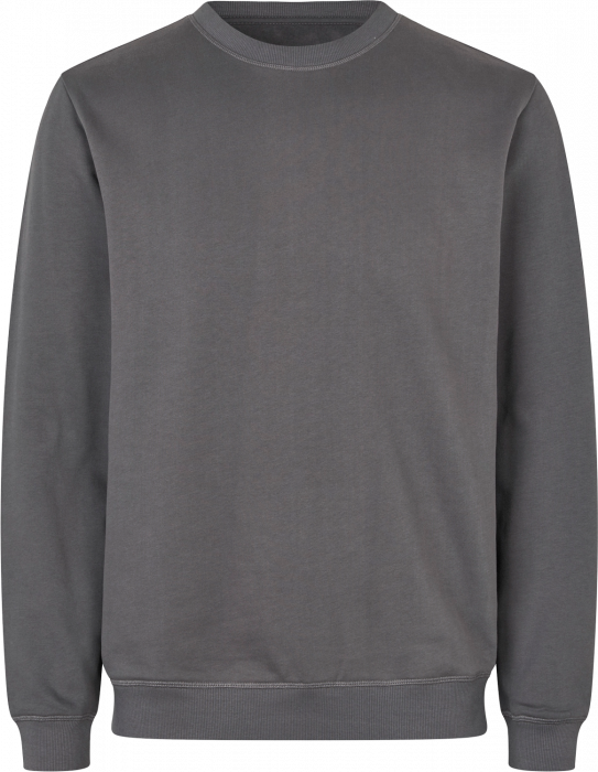 ID - Sweatshirt Økologisk Bomuld Herre - Silver Grey