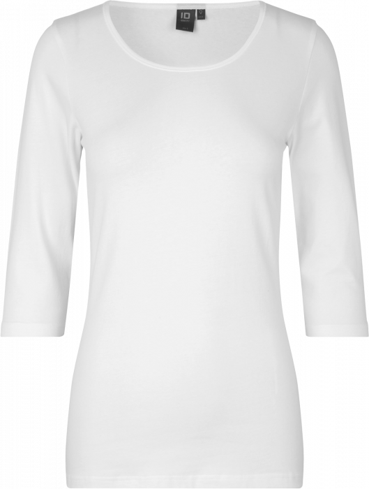 ID - Stretch T-Shirt 3/4 Sleeves - Branco