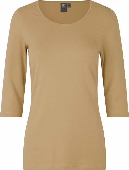 ID - Stretch T-Shirt 3/4 Sleeves - Sand