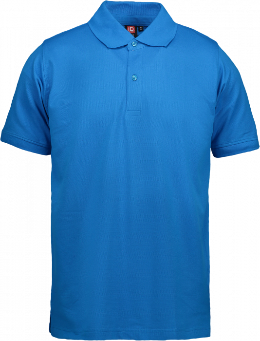 ID - Piqué Mens Poloshirt - Cyan