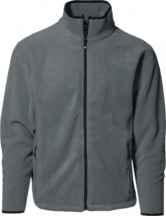 ID - Micro Fleece Cardigan Men - Gris