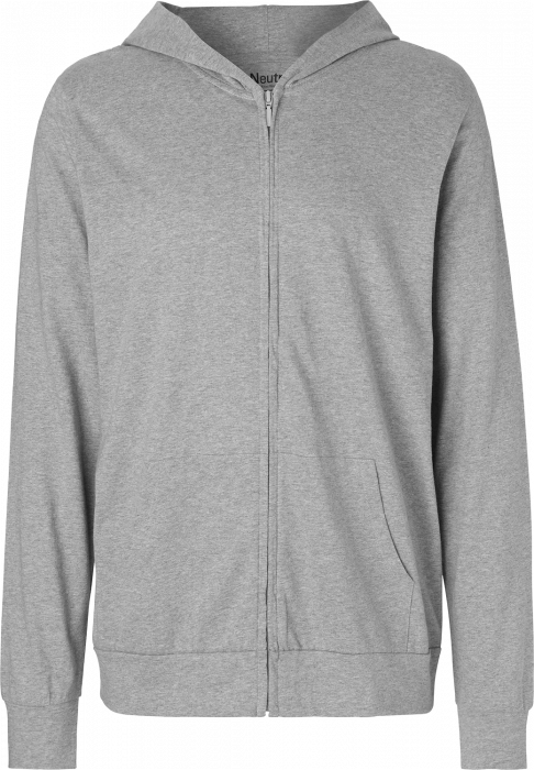 Neutral - Jersey Zip Hoodie - Sport Grey