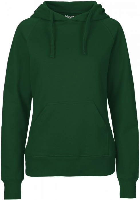 Neutral - Organic Cotton Hoodie Women - Bottle Green