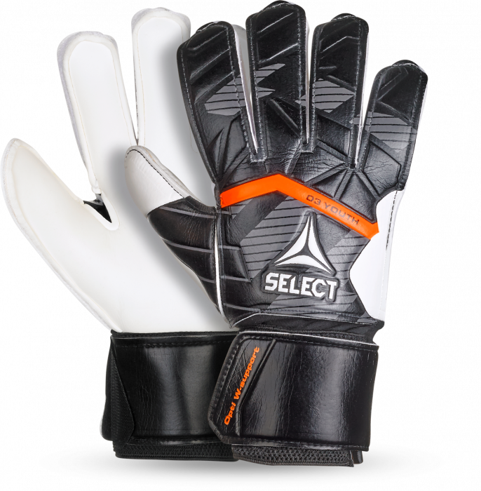 Select - 03 Youth V25 Goal Keeper Gloves - Black