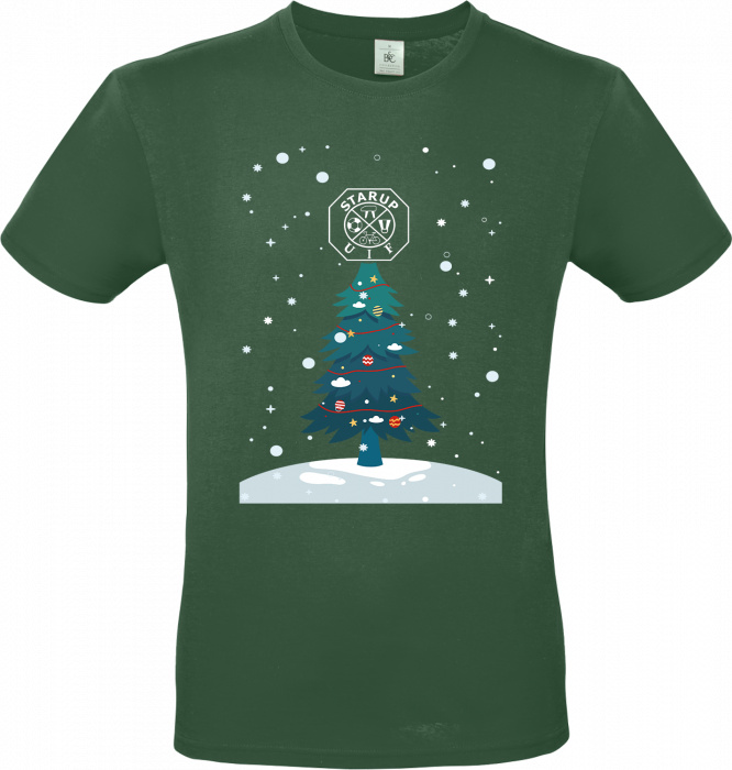 B&C - Starup Uif Christmas T-Shirt Adults - Bottle Green
